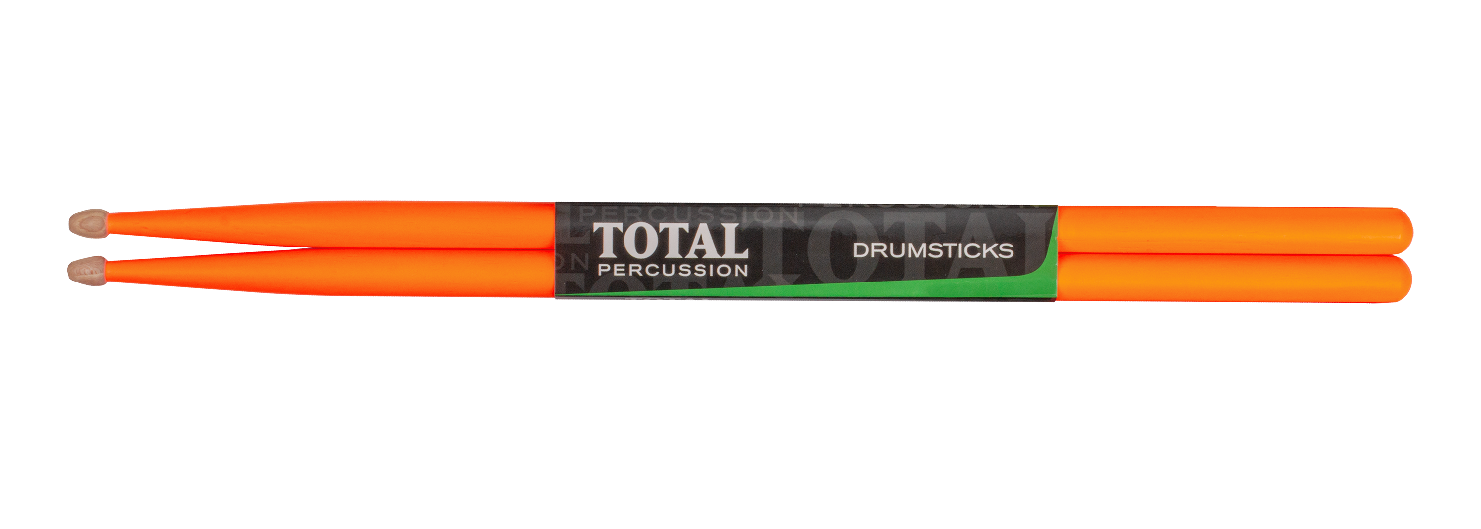 Total Percussion | T5AFLO | Drum Sticks. | Fluorescent orange with natural tip Total Percussion | T5AFLO | Drum Sticks. | Fluorescent orange with natural tip
